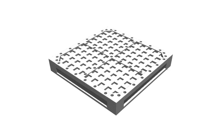 Corvus Games Terrain 3D printable Industrial Chemzone modular scenery for grim dark, scifi and galactic battles themed 28mm - 34mm tabletop wargames