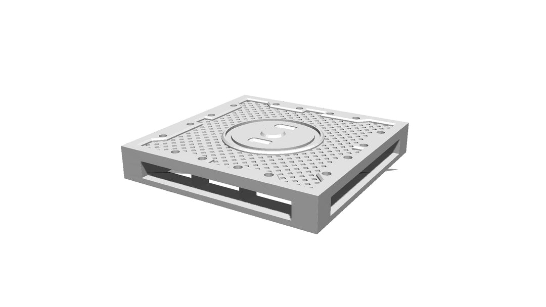 Corvus Games Terrain 3D printable Industrial Chemzone modular scenery for grim dark, scifi and galactic battles themed 28mm - 34mm tabletop wargames