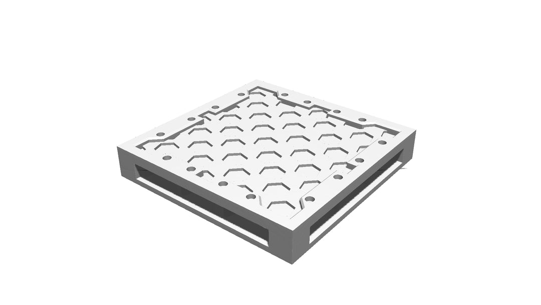 Corvus Games Terrain 3D printable Industrial Chemzone modular scenery for grim dark, scifi and galactic battles themed 28mm - 34mm tabletop wargames