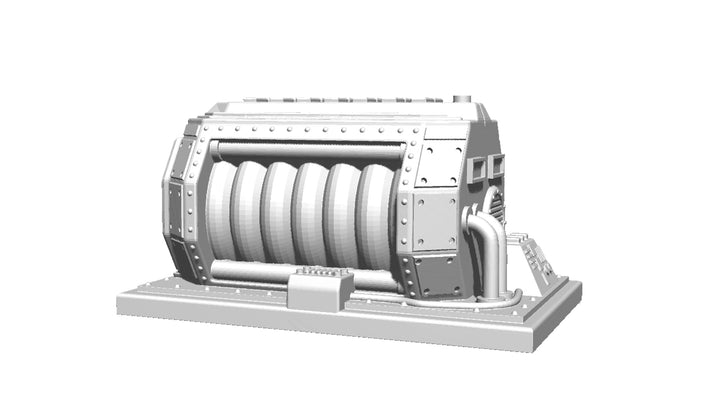Corvus Games Terrain 3D printable Industrial Chemzone modular scenery for grim dark, scifi and galactic battles themed 28mm - 34mm tabletop wargames