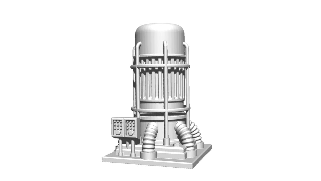Corvus Games Terrain 3D printable Industrial Chemzone modular scenery for grim dark, scifi and galactic battles themed 28mm - 34mm tabletop wargames