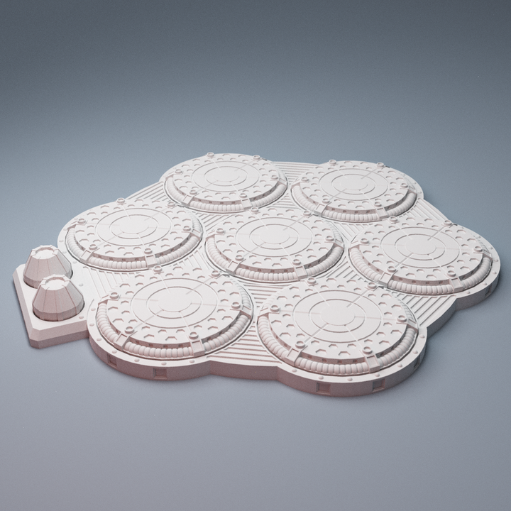 Corvus Games Terrain 3D Printable 28mm - 32mm Transmat Array scifi tabletop wargaming