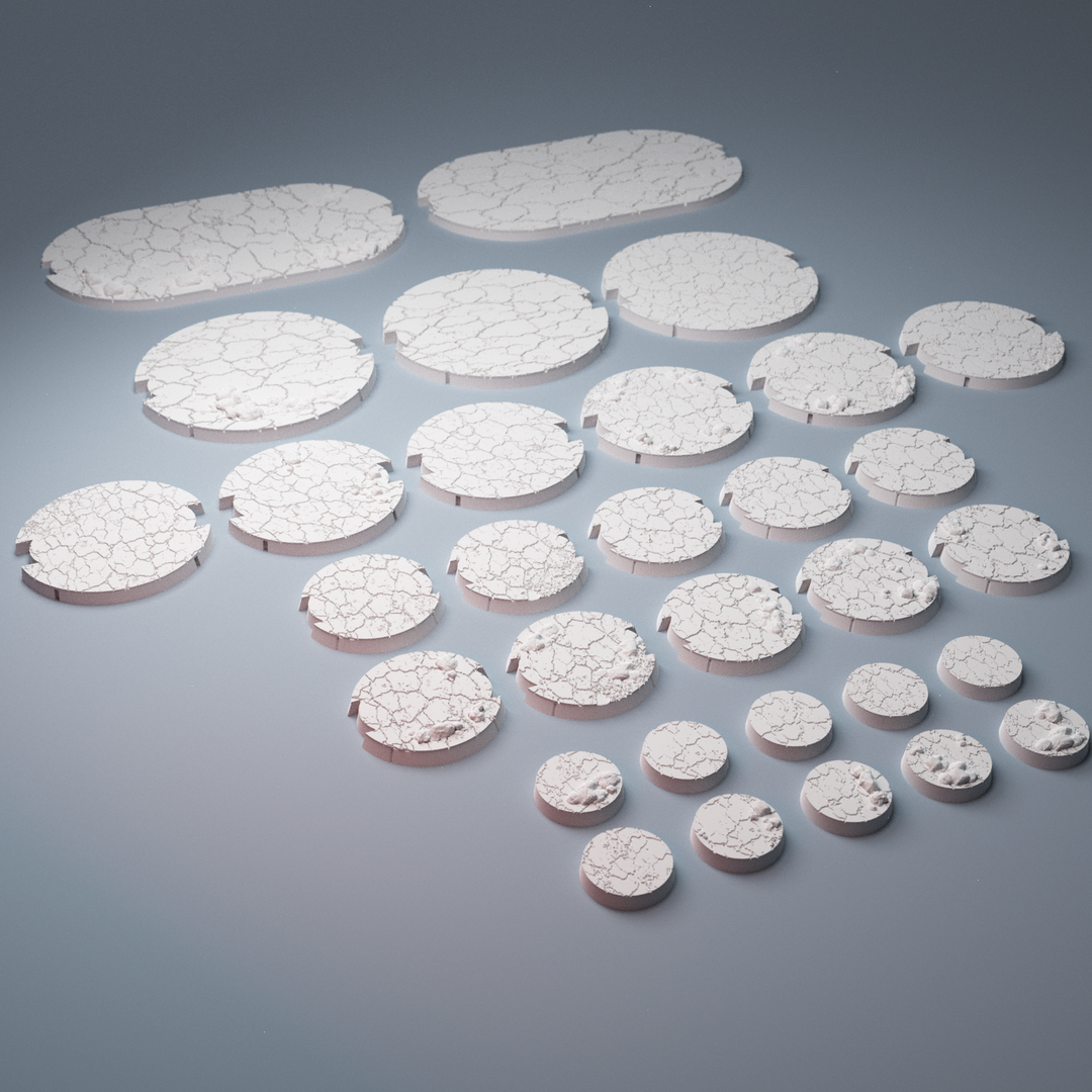 Corvus Games Terrain 3D Printable Desert Legion miniature bases for 32mm - 34mm tabletop wargaming