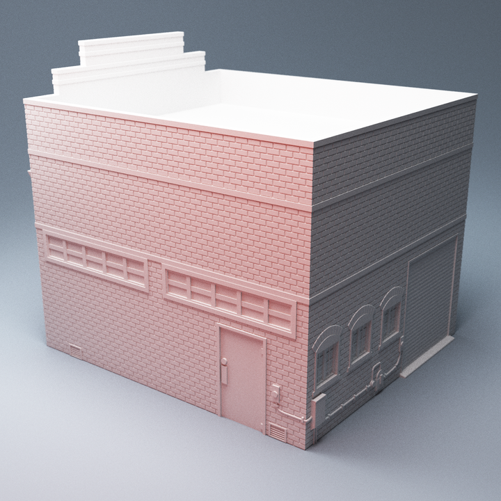 This 3D printable single level Repair Workshop building is scaled for 28mm and is part of the Smalltown 80s nostalgia themed collection. Combine with the General Store, TeeVee Shack, Paymore Shoe Store and Urban Harringtons Bar to build an awesome 1980s styled urban environment to fight around!