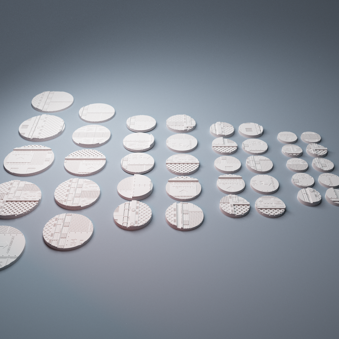 Corvus Games Terrain 3D Printable Tycho Starport scifi miniatures bases for 28mm - 32mm tabletop gaming