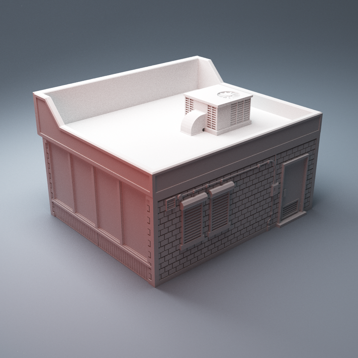 Corvus Games Terrain 3D Printable Urban and Heroic Gaming Store for 28mm - 40mm tabletop wargames