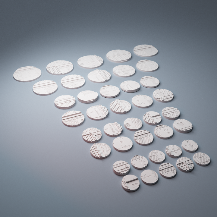Corvus Games Terrain 3D Printable scifi miniatures bases for 28mm - 32mm tabletop gaming
