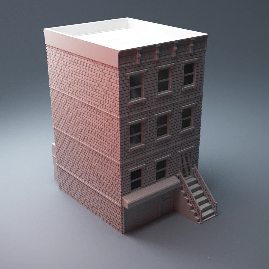 Corvus Games Terrain 3D printable Urban Phase 7 bundle of terrain for 28mm - 40mm urban tabletop wargaming