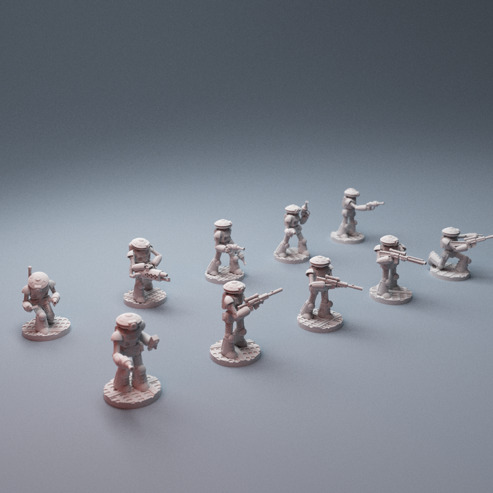 Corvus Games Terrain 3D printable BattleBotz 15mm robot miniatures for scifi tabletop wargaming