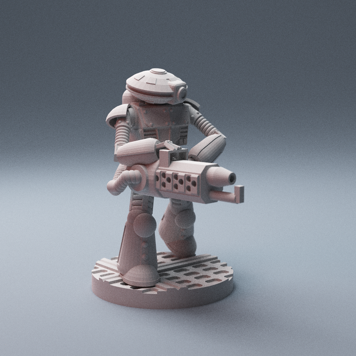 Corvus Games Terrain 3D printable BattleBotz 15mm robot miniatures for scifi tabletop wargaming