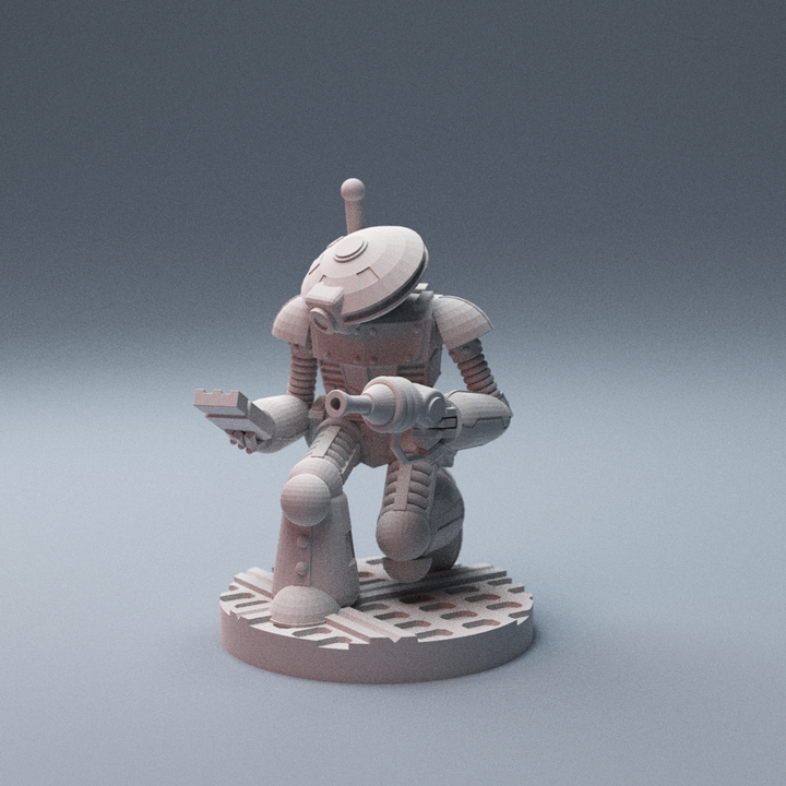 Corvus Games Terrain 3D printable BattleBotz 15mm robot miniatures for scifi tabletop wargaming
