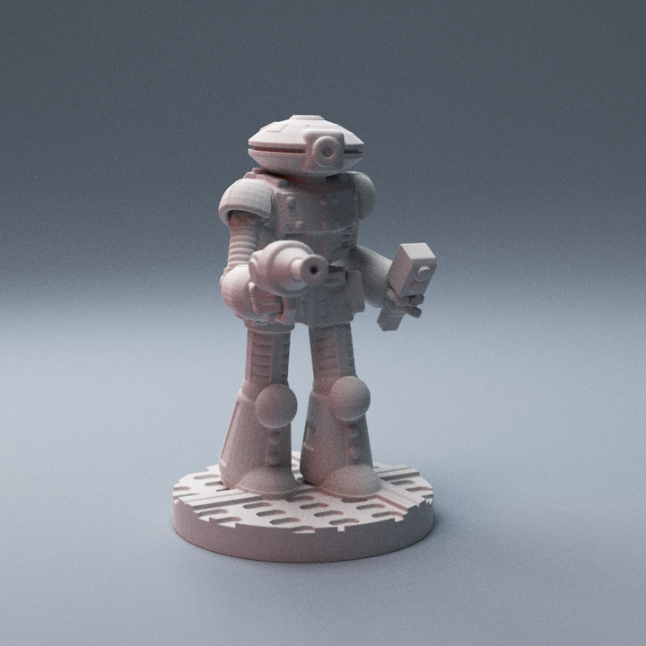 Corvus Games Terrain 3D printable BattleBotz 15mm robot miniatures for scifi tabletop wargaming
