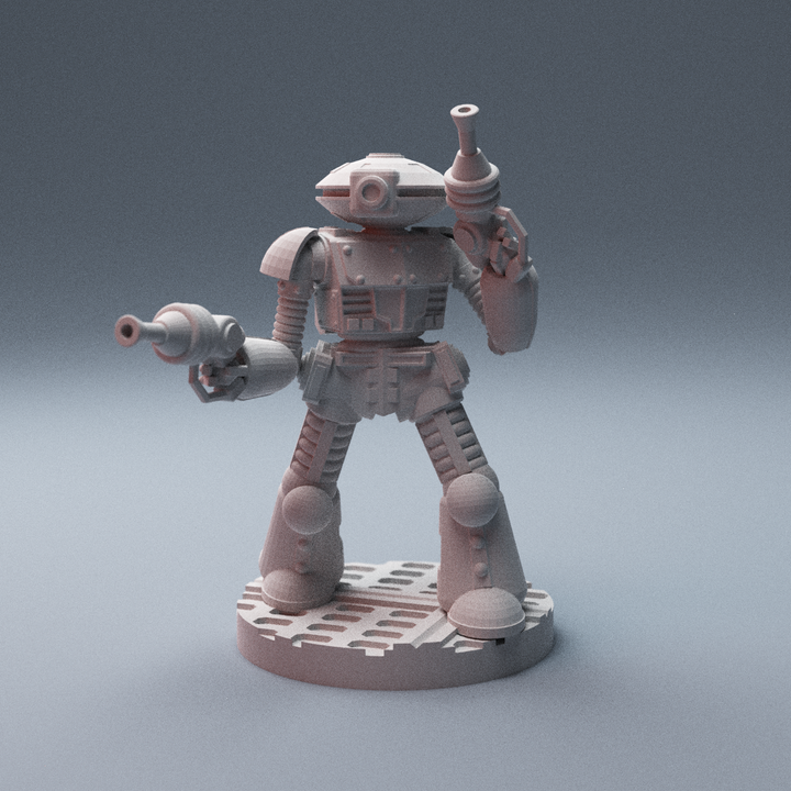Corvus Games Terrain 3D printable BattleBotz 15mm robot miniatures for scifi tabletop wargaming