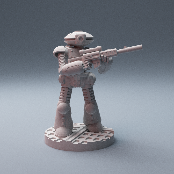 Corvus Games Terrain 3D printable BattleBotz 15mm robot miniatures for scifi tabletop wargaming
