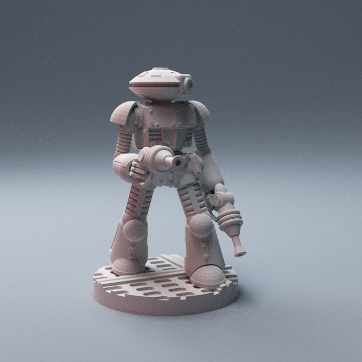 Corvus Games Terrain 3D printable BattleBotz 15mm robot miniatures for scifi tabletop wargaming