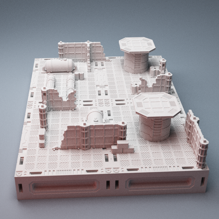 Corvus Games Terrain 3D printable BattleBox15 Travel Storage Solution for 15mm scifi tabletop wargaming