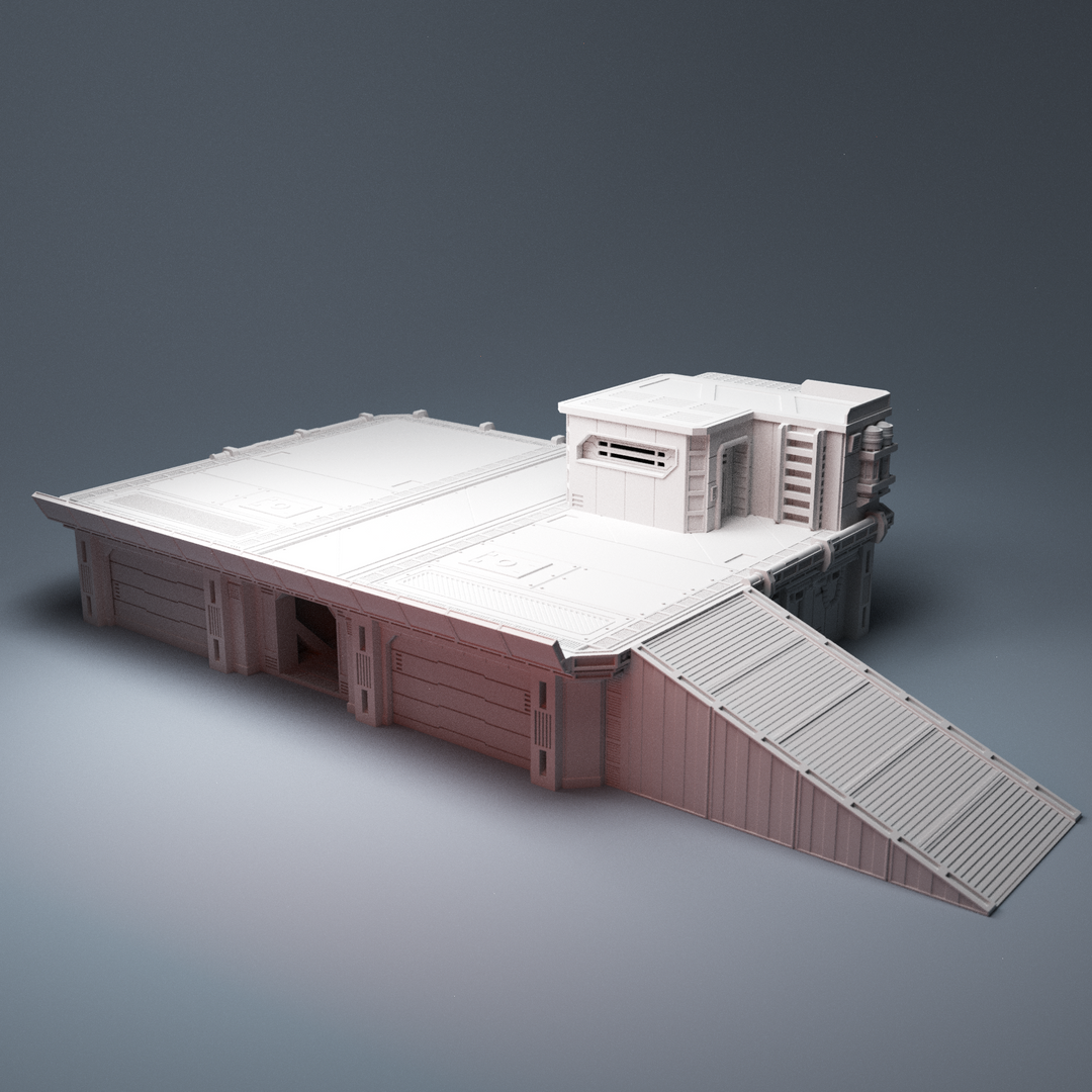 Corvus Games Terrain 3D printable Command Platform for Star Wars Legion, Warpath, Warhammer 40k, Infinity, Necromunda, Beyond The Gate of Antares, Star Breach, Judge Dredd, Kill Team