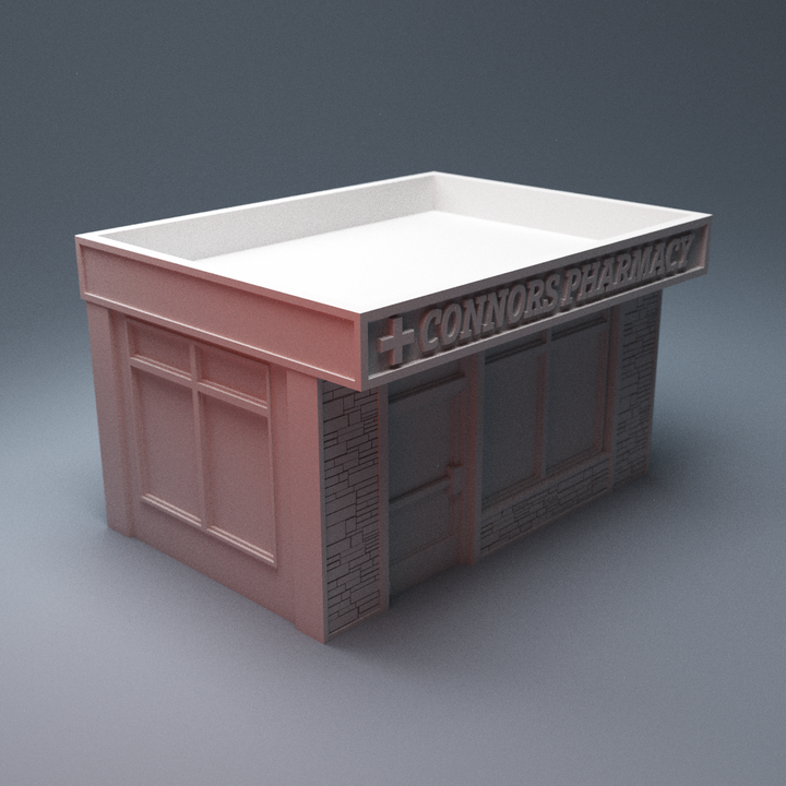 Corvus Games Terrain 3D printable Core Box Terrain holders compatible with Crisis Protocol tabletop wargaming