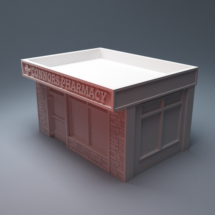 Corvus Games Terrain 3D printable Core Box Terrain holders compatible with Crisis Protocol tabletop wargaming