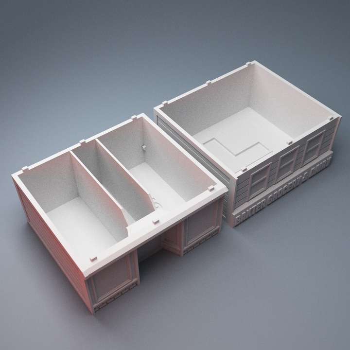 Corvus Games Terrain 3D printable Core Box Terrain holders compatible with Crisis Protocol tabletop wargaming