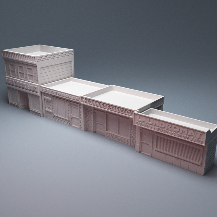 Corvus Games Terrain 3D printable Core Box Terrain holders compatible with Crisis Protocol tabletop wargaming