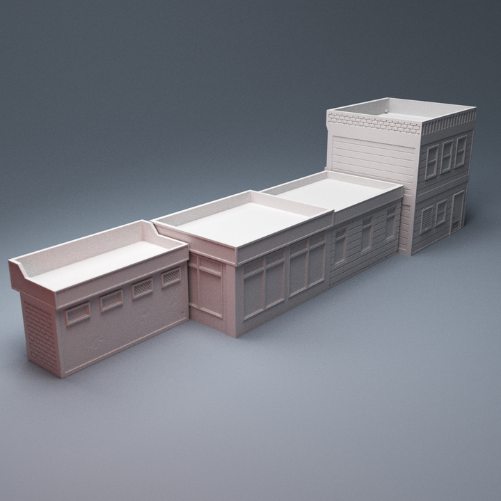 Corvus Games Terrain 3D printable Core Box Terrain holders compatible with Crisis Protocol tabletop wargaming