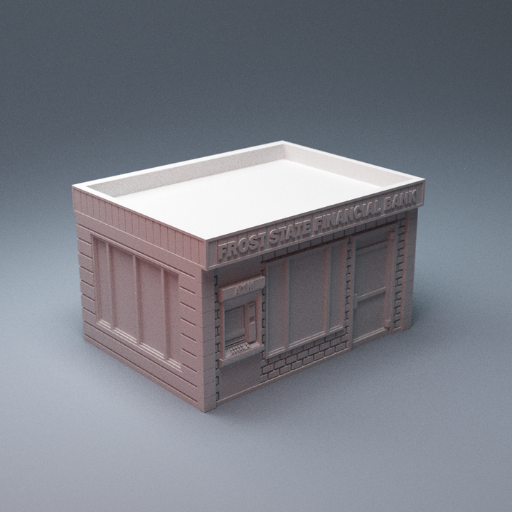 Corvus Games Terrain 3D printable Core Box Terrain holders compatible with Crisis Protocol tabletop wargaming