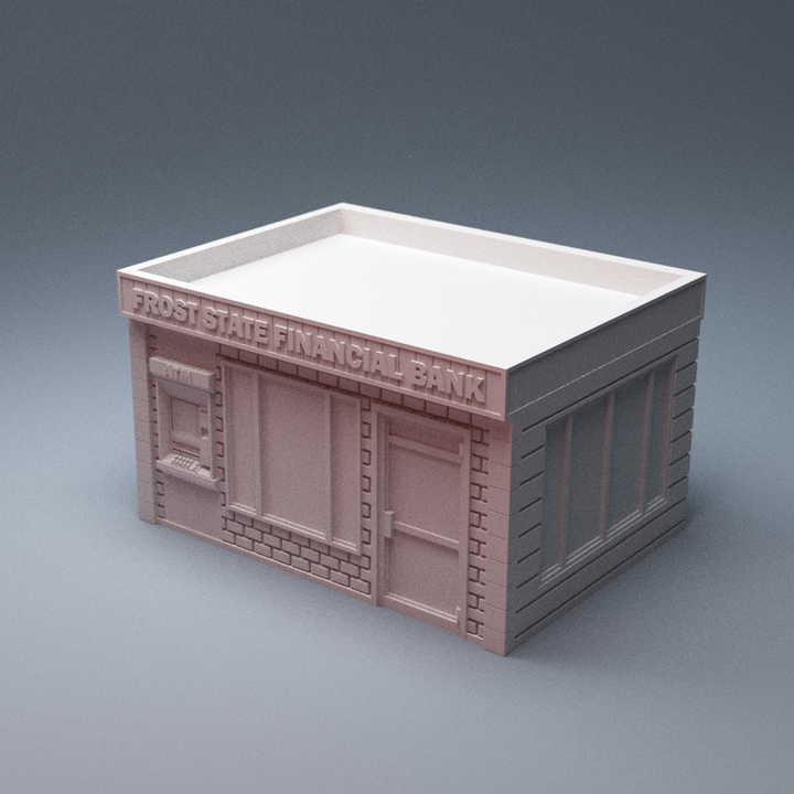 Corvus Games Terrain 3D printable Core Box Terrain holders compatible with Crisis Protocol tabletop wargaming