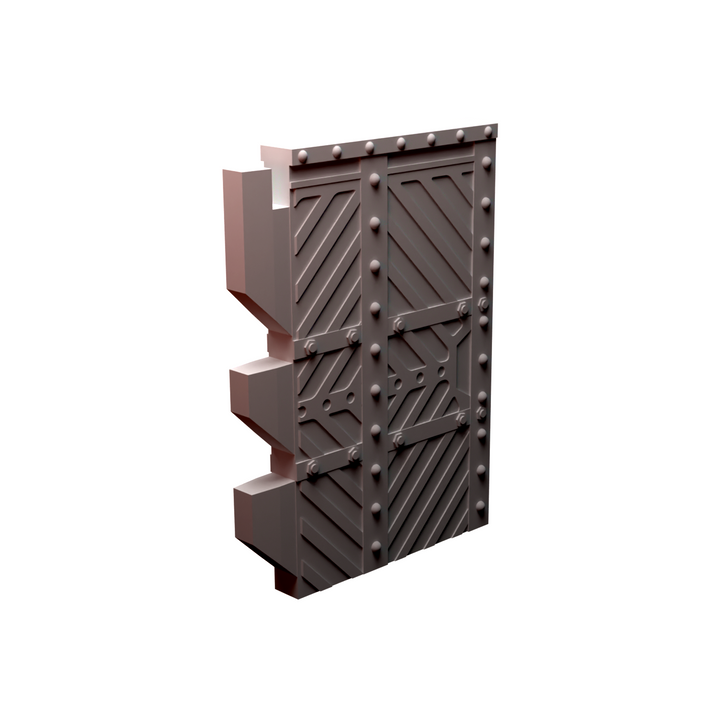 Corvus Games Terrain 3D printable Diregloom modular walls and corridors for 28mm - 32mm grimdark scifi tabletop wargaming