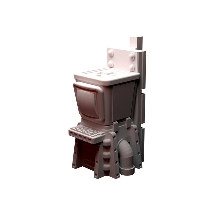 Corvus Games Terrain 3D printable Diregloom modular walls and corridors for 28mm - 32mm grimdark scifi tabletop wargaming