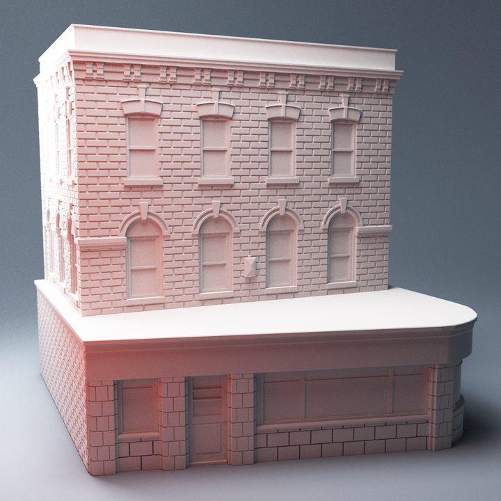 Corvus Games Terrain 3D printable English Winchester Pub for The Walking Dead, Last Days, This Is Not A Test, Marvel Crisis Protocol and other survival games and WW2 Springfield Tavern Shaun of the Dead Zombie Apocalypse