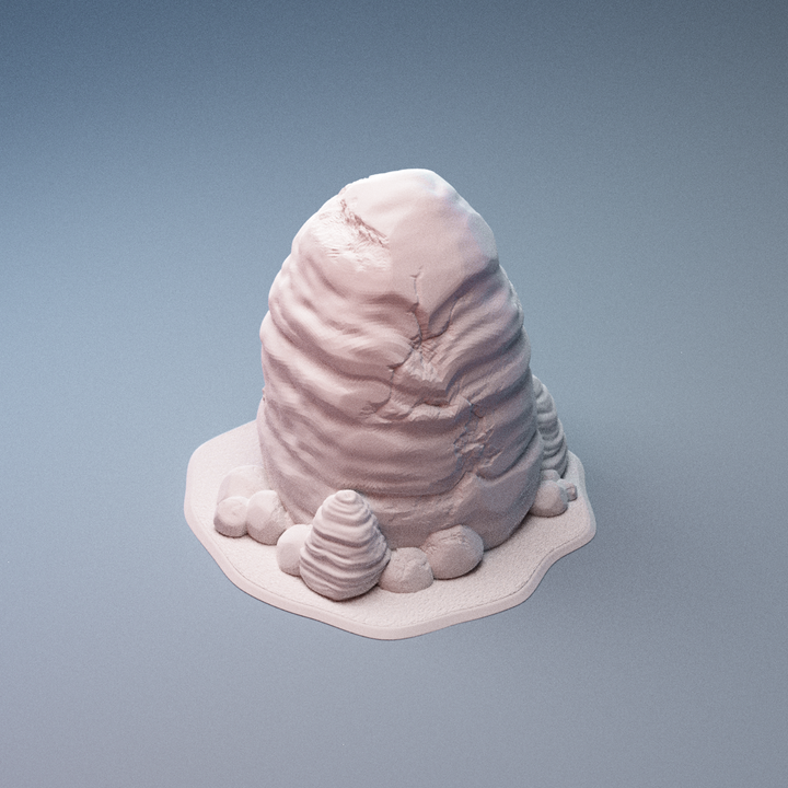 Corvus Games Terrain 3D printable Haarapan Plains Rocky Scatter for 28mm - 34mm scifi tabletop wargaming