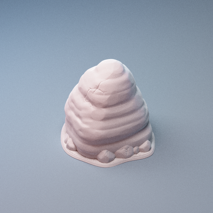 Corvus Games Terrain 3D printable Haarapan Plains Rocky Scatter for 28mm - 34mm scifi tabletop wargaming