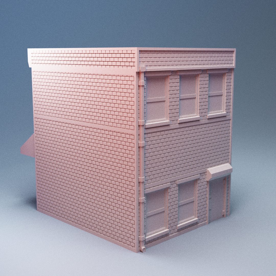 Corvus Games Terrain 3D printable Hells Kitchen terrain for 28mm - 40mm urban tabletop wargaming