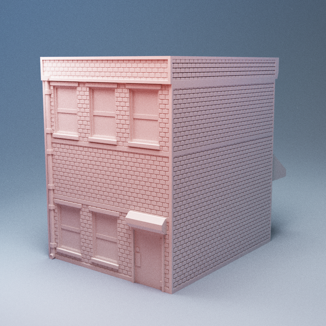 Corvus Games Terrain 3D printable Hells Kitchen terrain for 28mm - 40mm urban tabletop wargaming