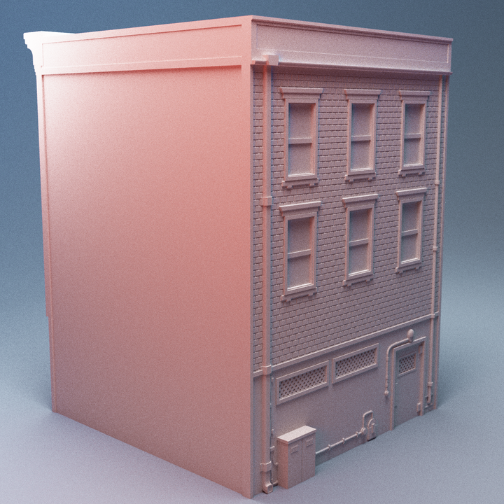 Corvus Games Terrain 3D printable Hells Kitchen terrain for 28mm - 40mm urban tabletop wargaming