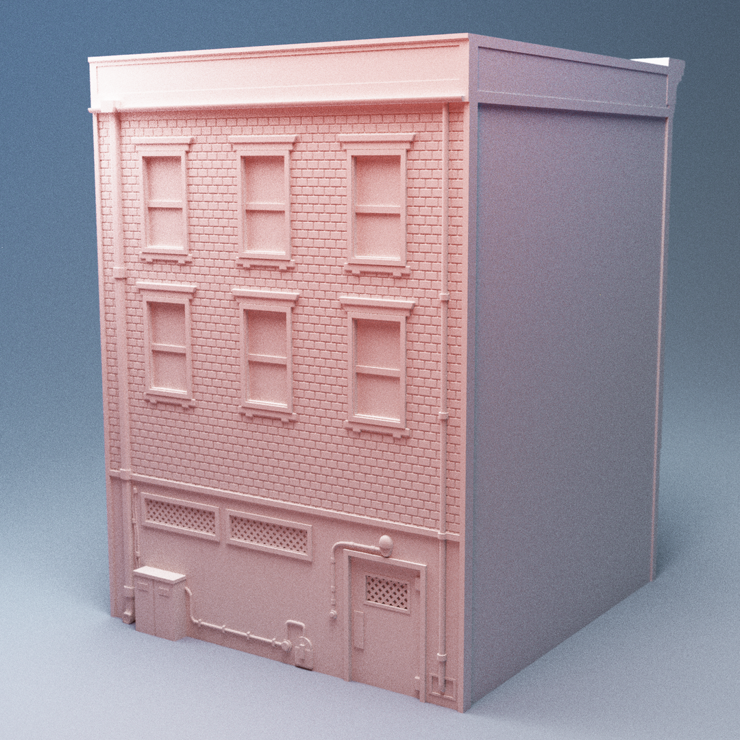 Corvus Games Terrain 3D printable Hells Kitchen terrain for 28mm - 40mm urban tabletop wargaming