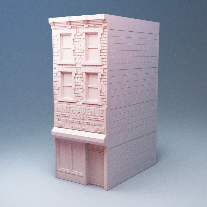 Corvus Games Terrain 3D printable Hells Kitchen terrain for 28mm - 40mm urban tabletop wargaming