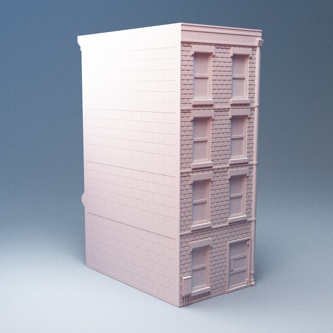Corvus Games Terrain 3D printable Hells Kitchen terrain for 28mm - 40mm urban tabletop wargaming