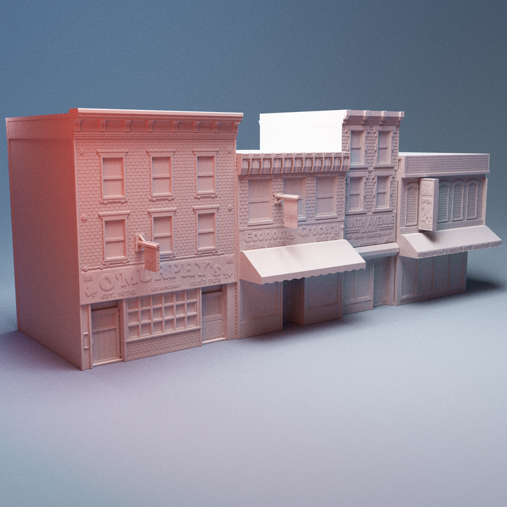 Corvus Games Terrain 3D printable Hells Kitchen terrain for 28mm - 40mm urban tabletop wargaming