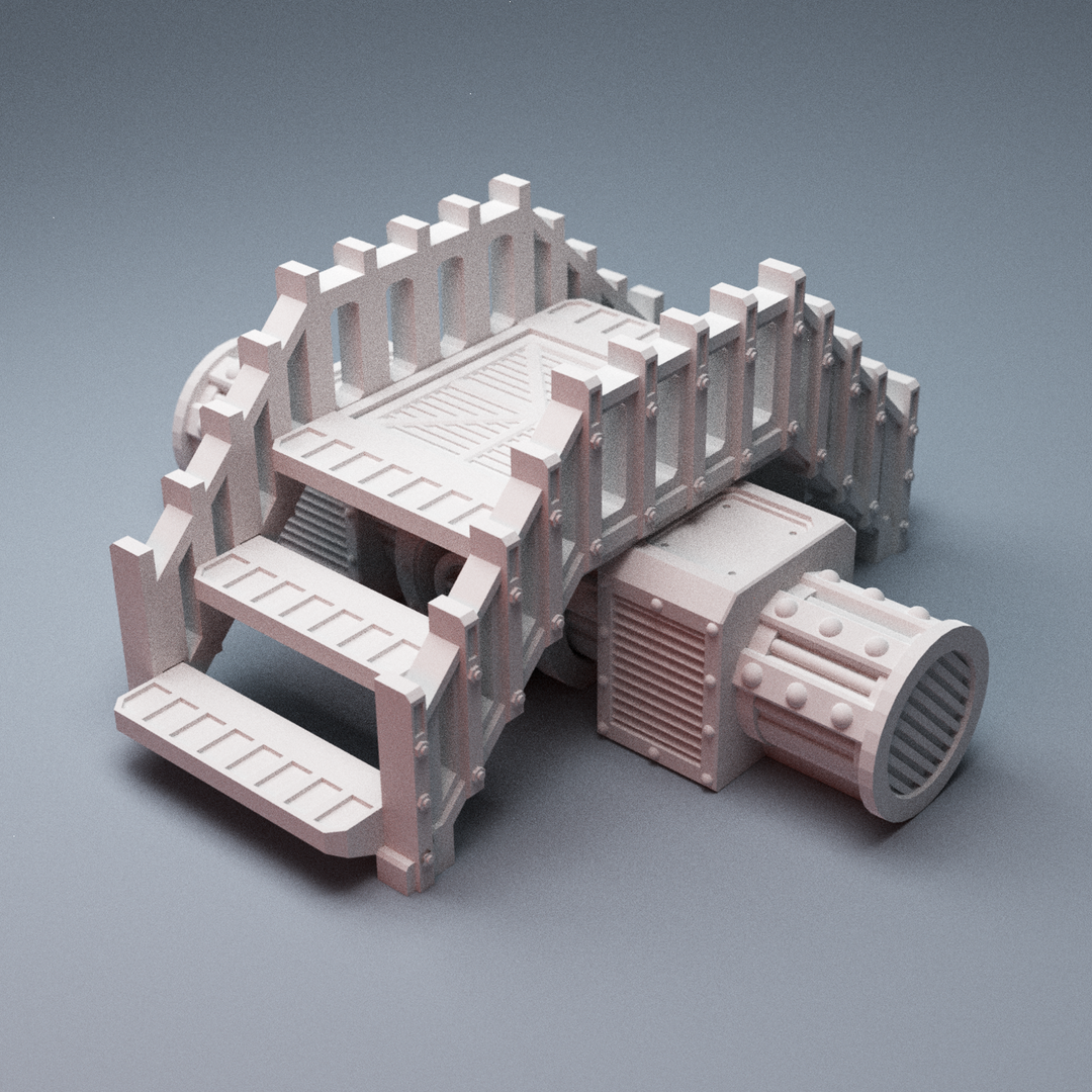 Corvus Games Terrain 3D printable Machinery Stacks for 28mm scifi tabletop wargaming