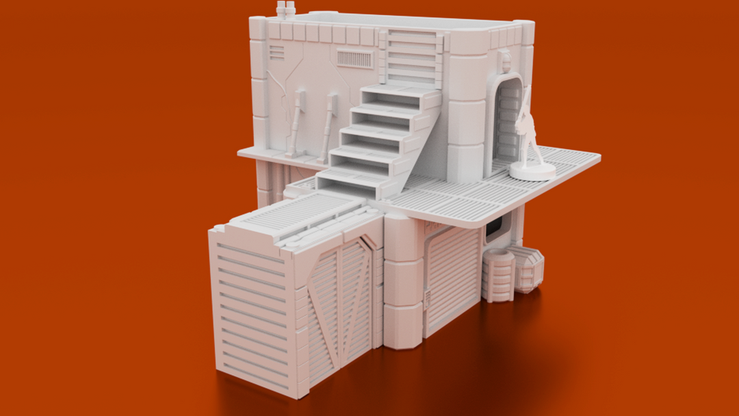 MidRim City Shop Type 'A' Digital STL 3D Printable