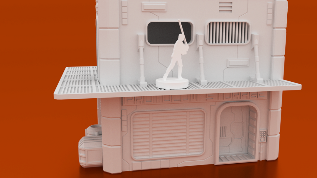 MidRim City Shop Type 'A' Digital STL 3D Printable