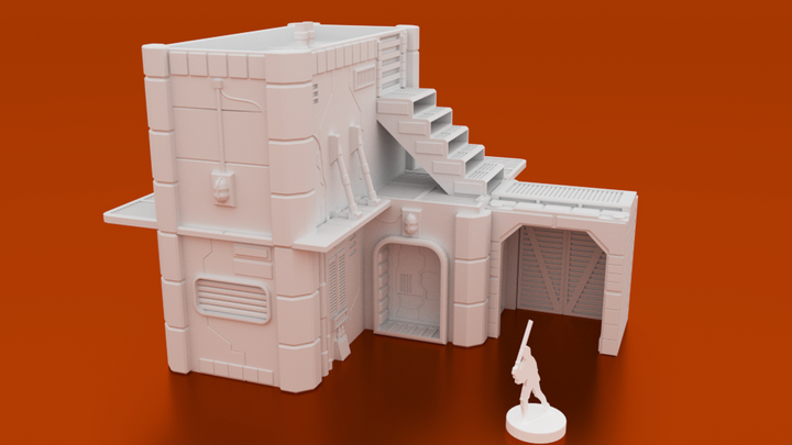 MidRim City Shop Type 'A' Digital STL 3D Printable