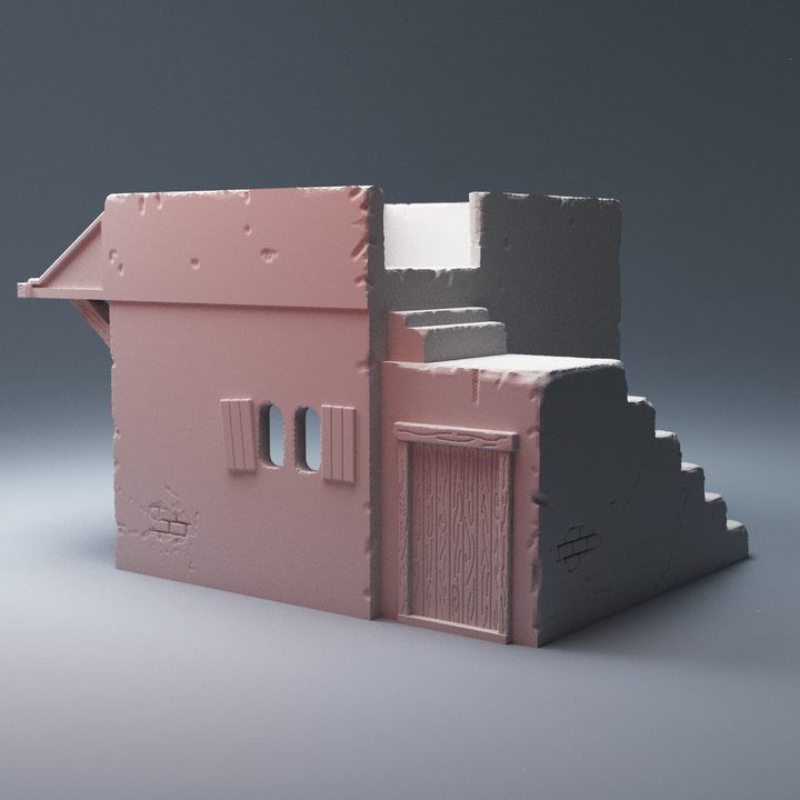 Corvus Games Terrain 3D printable Middle East Market Stall for spectre operations modern warfare 28mm urban tabletop wargaming