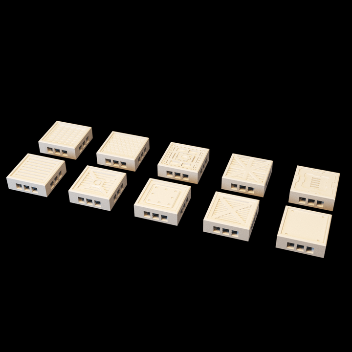 Corvus Games Terrain 3D printable OpenLOCK addon modular floor tiles 28mm scifi tabletop wargaming