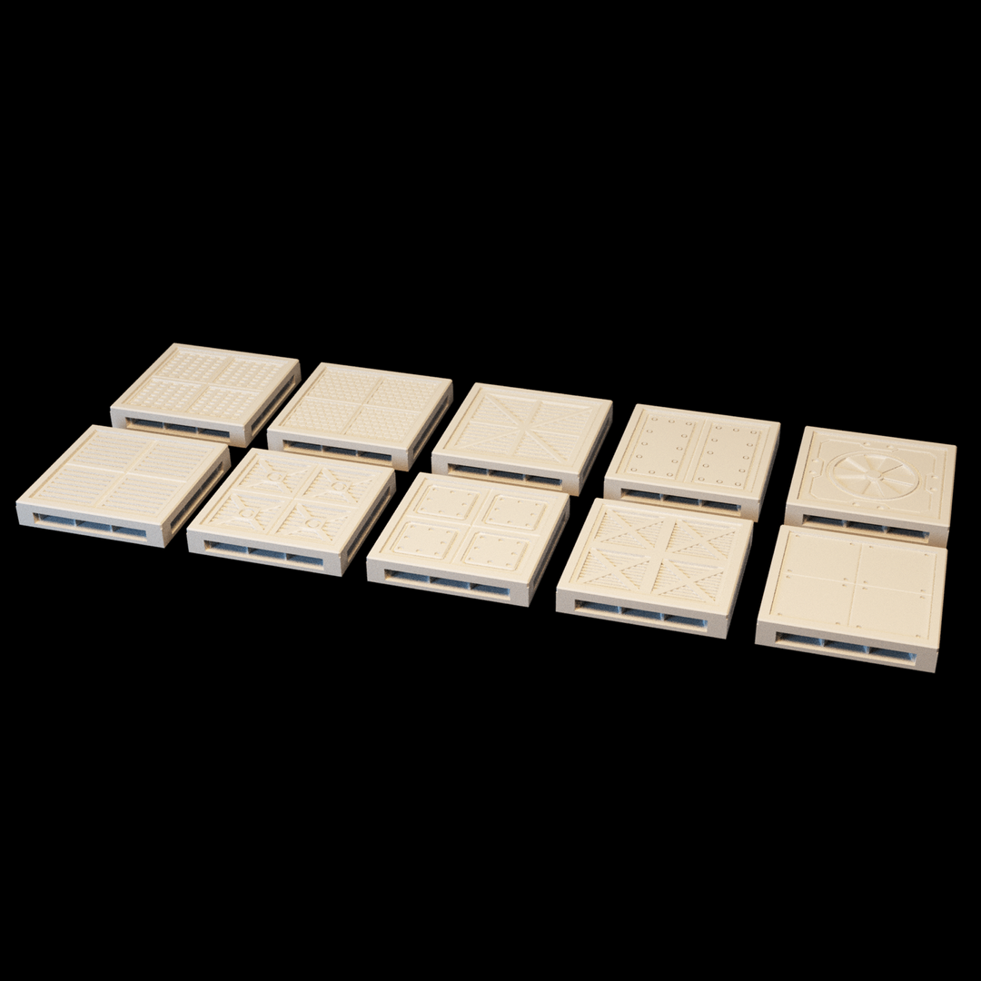 Corvus Games Terrain 3D printable OpenLOCK addon modular floor tiles 28mm scifi tabletop wargaming