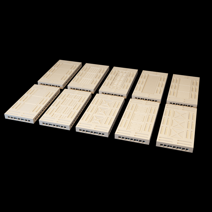 Corvus Games Terrain 3D printable OpenLOCK addon modular floor tiles 28mm scifi tabletop wargaming