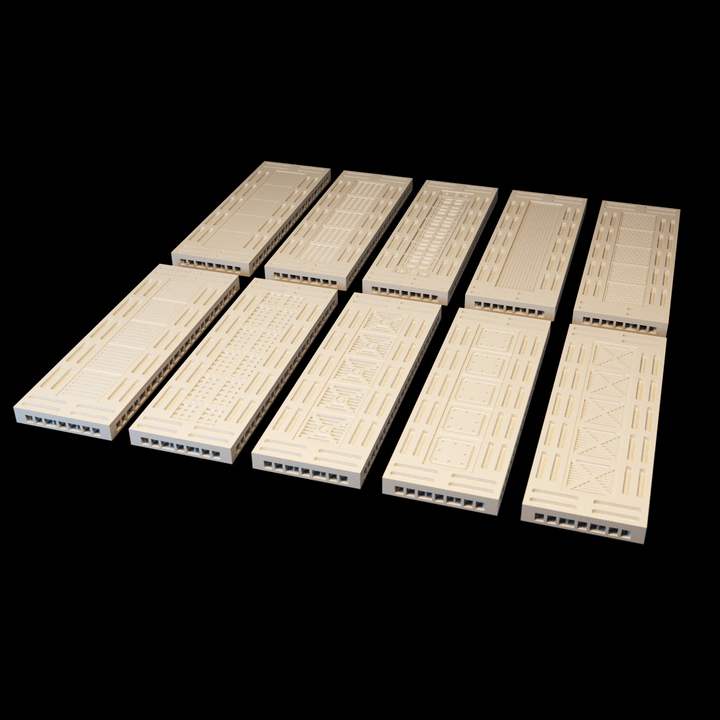 Corvus Games Terrain 3D printable OpenLOCK addon modular floor tiles 28mm scifi tabletop wargaming