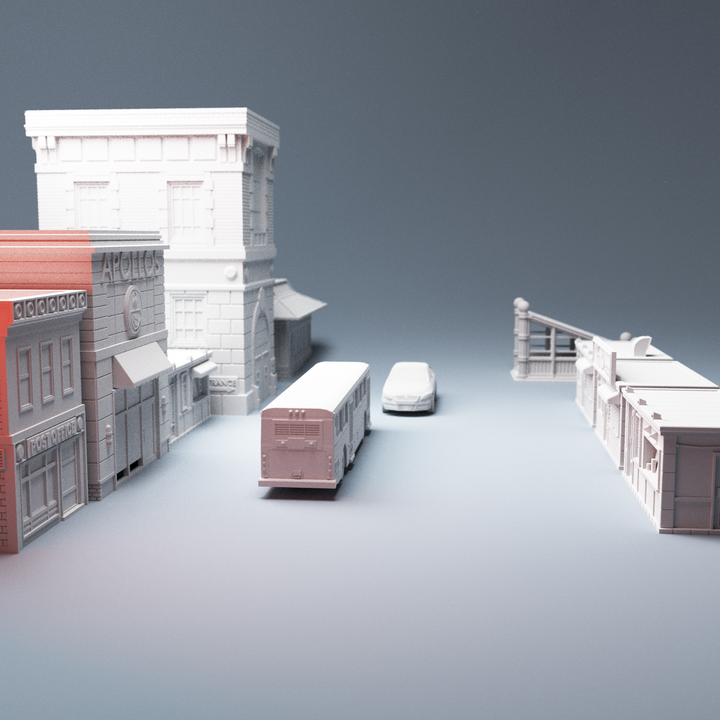 Corvus Games Terrain 3D printable Phase 3 Urban Bundle for The Walking Dead, Last Days, This Is Not A Test, Marvel Crisis Protocol, 28mm - 40mm wargames